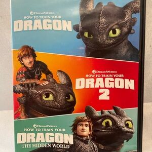 Dreamworks How to Train Your Dragon Trilogy DVD Set - Blue, Orange, Red